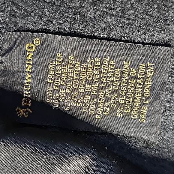 BROWNING medium black and gray zip up casual sports jacket - Picture 7 of 7